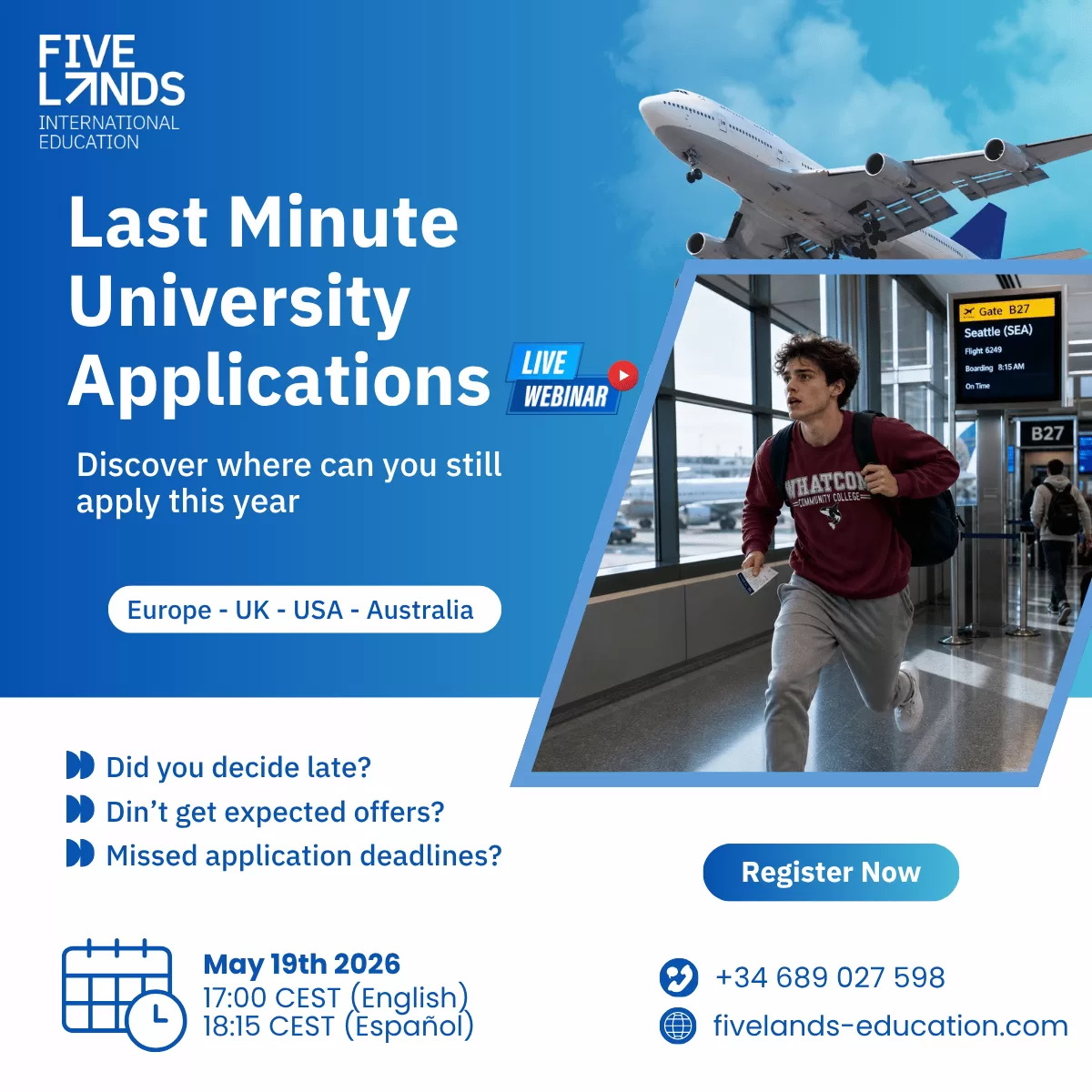 Webinar: Last Minute Applications